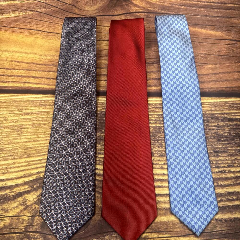 Jos. A. Bank Neck Ties Lot of 3 Executive & Heritage Collection 100% Silk
